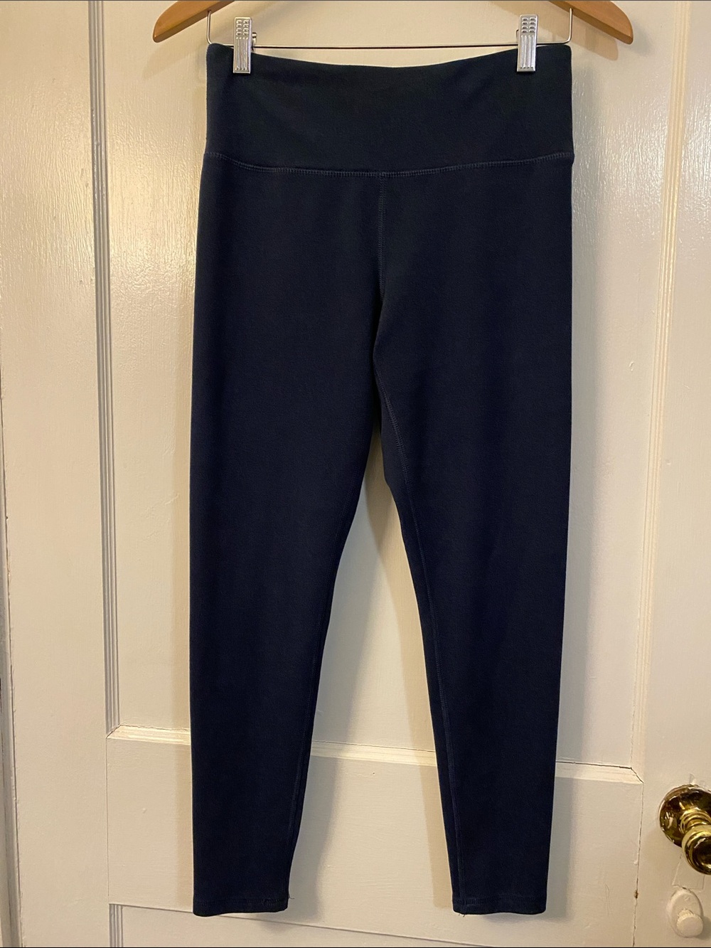 Laundry By Shelli Segal Blue High-Waist Leggings Medium